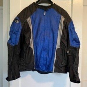 Joe Rocket Men's Motorcycle Jacket Blue/Black Size XL